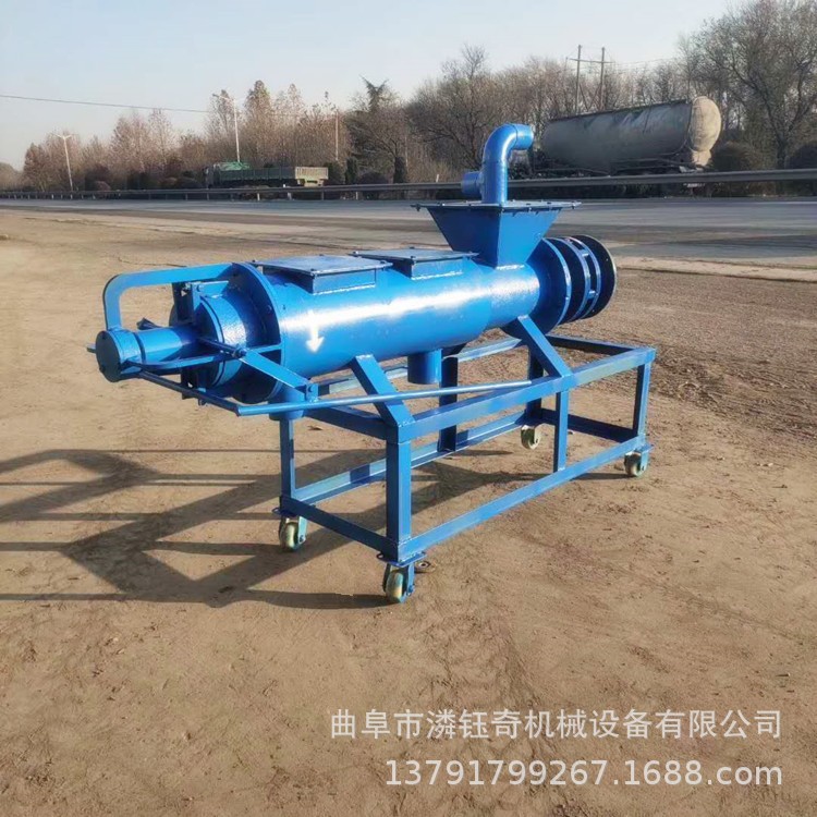 鸡FCM鸭鹅粪便脱水机固厨余圾垃干湿分离机养猪场粪污液分离机
