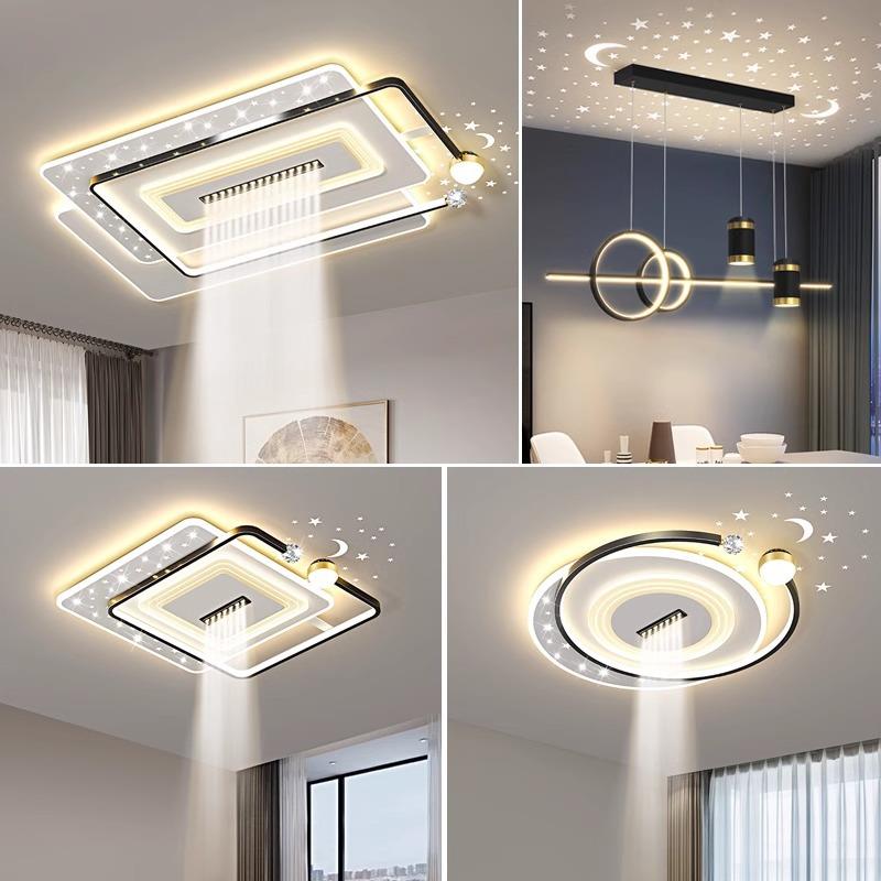 客厅5主灯吸顶23852灯现代简约202年新款全大气屋套餐组合广东中