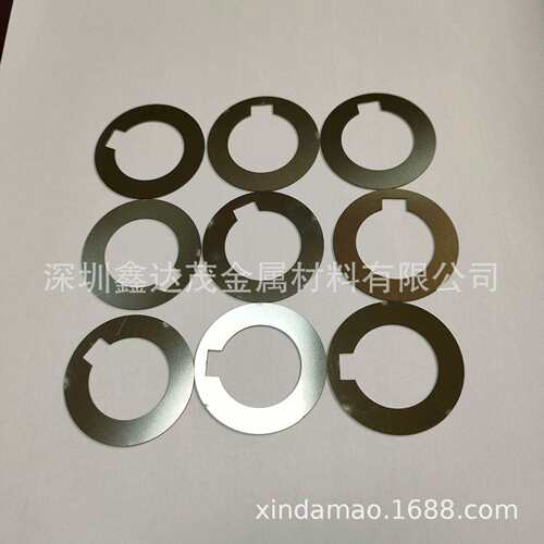 304不锈钢垫片/铝板/圆形异形垫片EU型插片 非标 厚度0.02-6mm