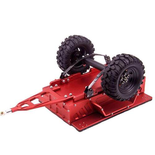 RC TRX4 D90 SCX10 1/10仿真金属遥控模型车攀爬小拖车 拖斗拖车
