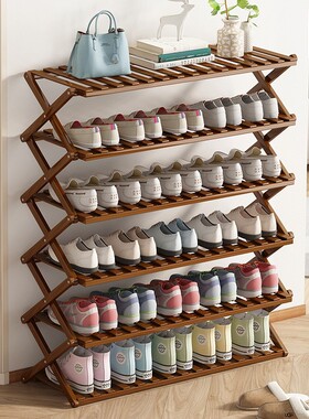 免安装鞋架折叠 防尘宿舍门口客厅室内小鞋柜 组装简易多层鞋架子