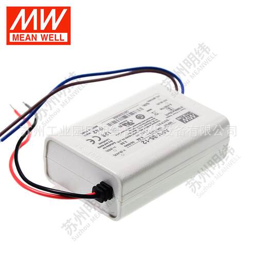 明纬源可调LMEAN WELED开关电1vAPV12W6W25W35W12v24灯条带驱动变