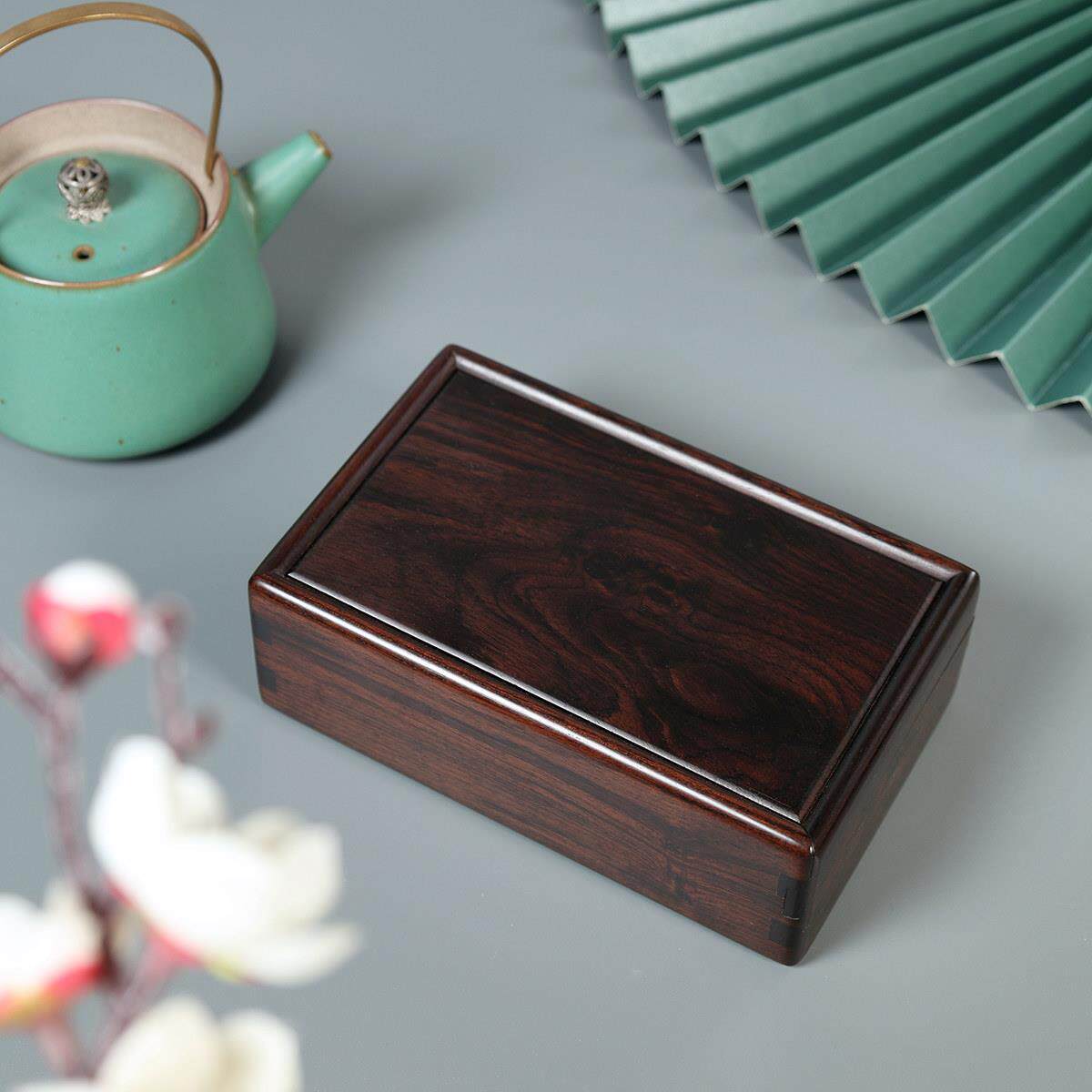 紫光檀木机关盒实木质收纳盒珠宝饰品盒高档精致文玩手串收藏礼盒