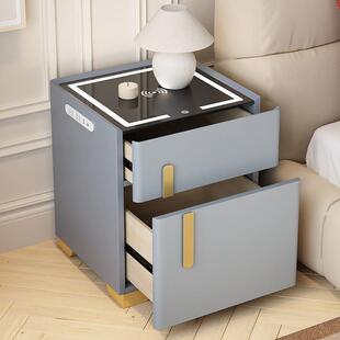 家用床头柜智能保险箱体功收柜子多能文件柜纳柜隐藏式保险见详情