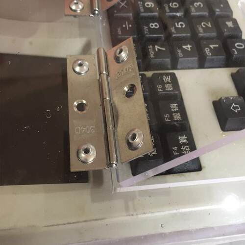 亚克力加工考勤机防尘罩打卡机透明外壳指纹门禁防水展示盒
