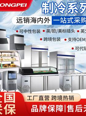 保鲜冷藏冷冻柜格林斯达商业用立式大容量四门冰箱冰柜