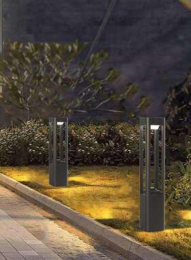 四柱能草地灯室外防水别墅园林景观阳灯子民宿酒院店户太外草四柱