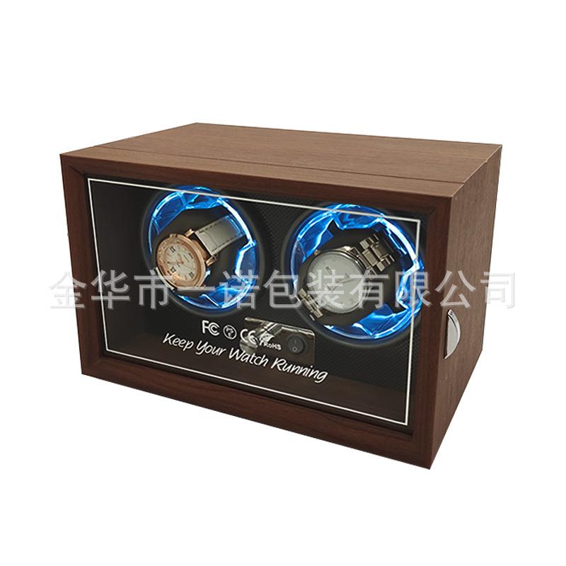 炫酷蓝摇表器现货黑胡桃纹机械表自动摇表器上链盒电动手表上