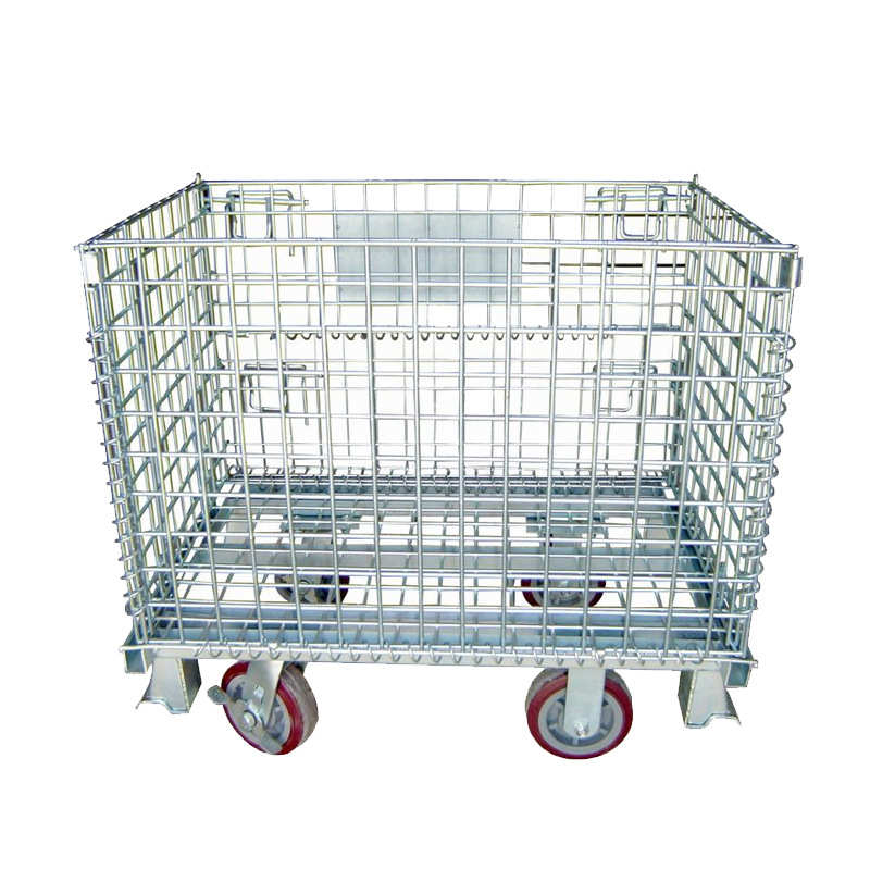 中空板折叠式仓储笼现货仓储笼中空板上货架金属网框铁丝笼仓库笼