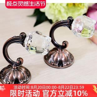 饰品挂饰水晶 窗帘墙钩壁钩挂钩窗帘绑带挂钩固定钩配件钩子墙勾装
