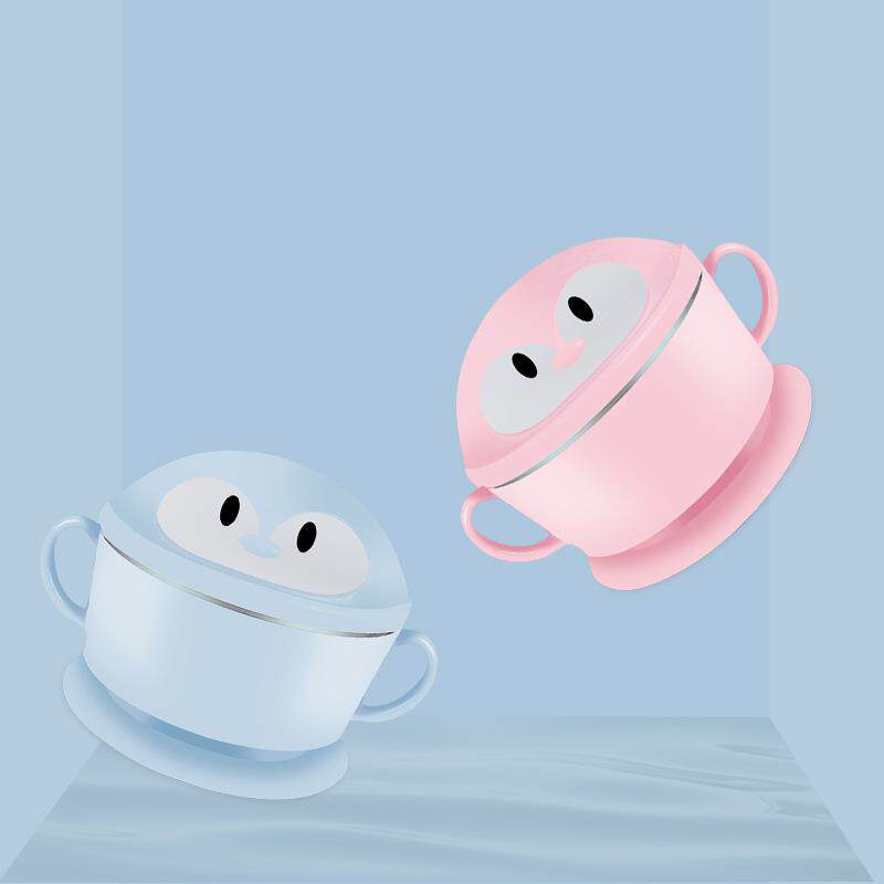 婴儿碗防摔不锈钢儿童防摔饭碗婴幼儿辅食餐具宝宝卡通不锈钢吸盘