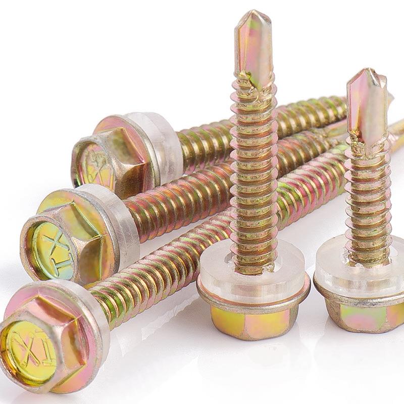 304410不锈钢外角自攻/钻尾丝自钻燕尾彩钢瓦钻尾螺丝钉841丝M6六