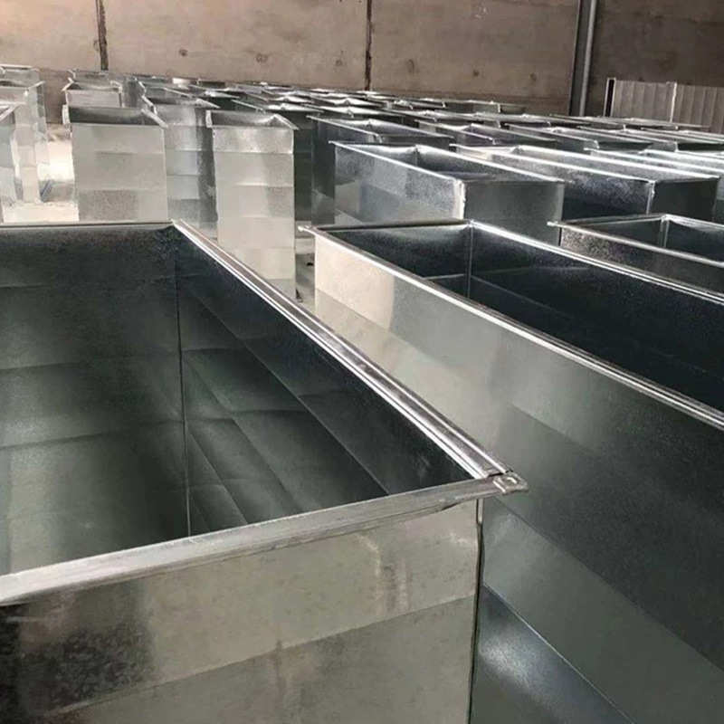 通风风管镀锌不锈钢排风管方形厨房排风共板法兰出风口