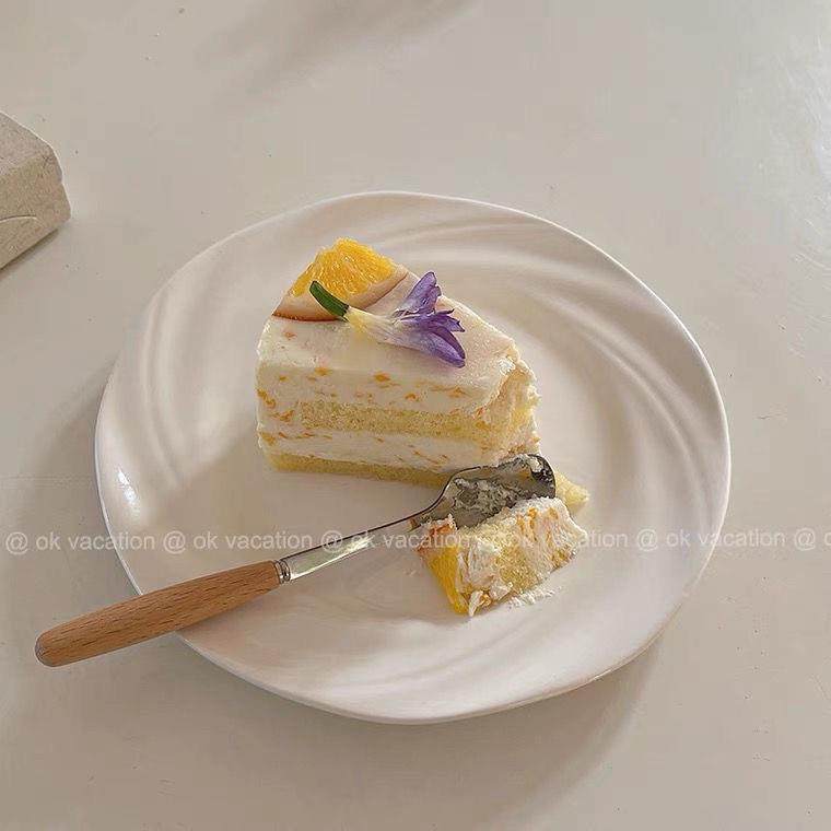 ins风线条纯白盘子高颜值餐盘甜品糕点盘摆台纯色陶瓷盘菜盘家用,餐饮具,盘,淘宝优惠券,粉丝福利购,淘宝优惠卷