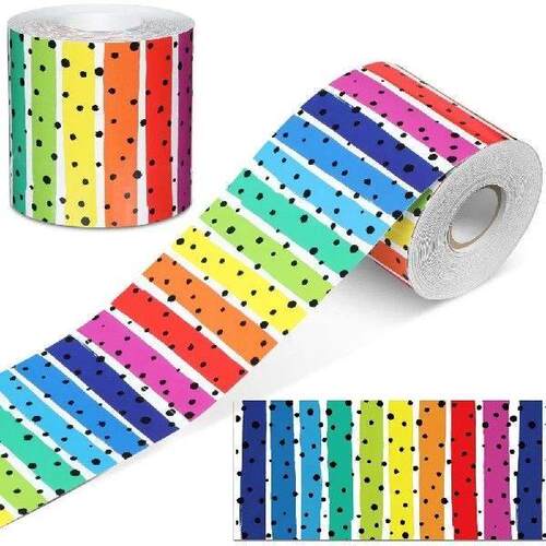 Self Adhesive Chalkboard Bulletin Board Border Paper DIY