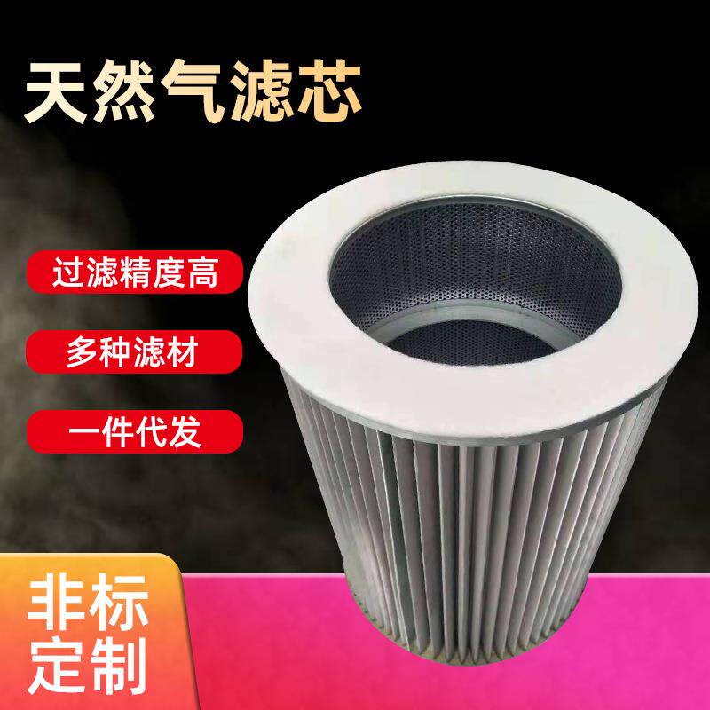 天然气集输管道天然气管道过滤器滤芯不锈钢天然气过滤器滤芯GG