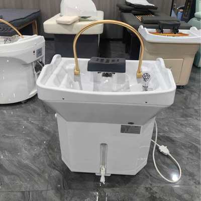 头疗床水循环美容院专用采耳养发馆头疗仪器熏蒸免接水移动洗头盆