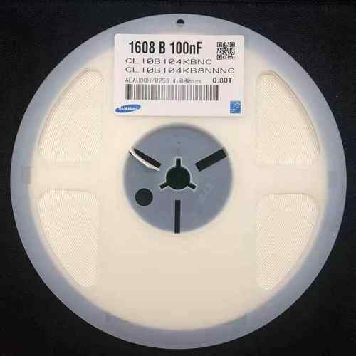 陶瓷贴片电容 0603 104K 0.1UF 100NF 10% 25V 50V 4000/盘=20元