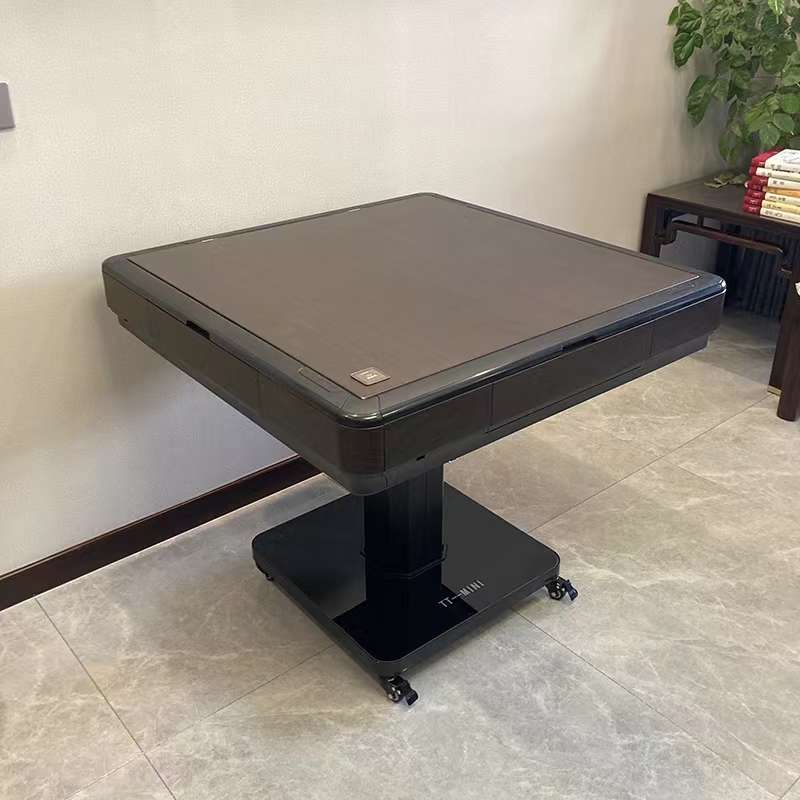 MINI小尺寸立柱折叠麻将机全自动过山车餐桌两用超薄家用88四腿机