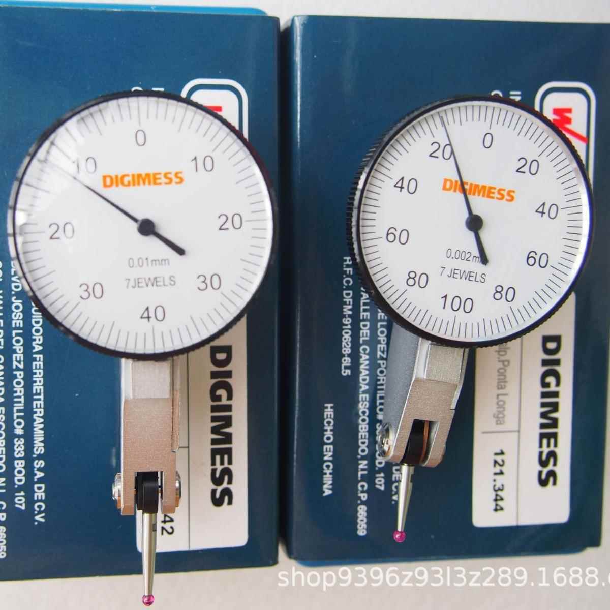 红宝石杠XAT百表表千分表杠杆指示表防磁耐磨指针分校表拖大杆表