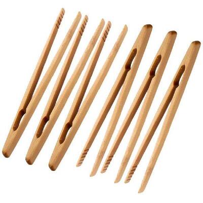 6 Pcs Wooden Tweezers Tool Kids Educational Toys Mini for