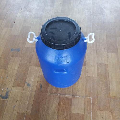 新款直销50l法兰桶大口抱箍桶塑料化工原料桶50L升圆桶水桶环保材