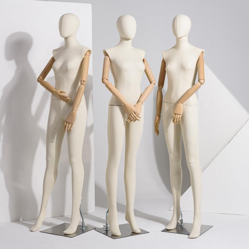 全身包布模特道具女活动手韩版女装展示架橱窗人台服装店模特架子