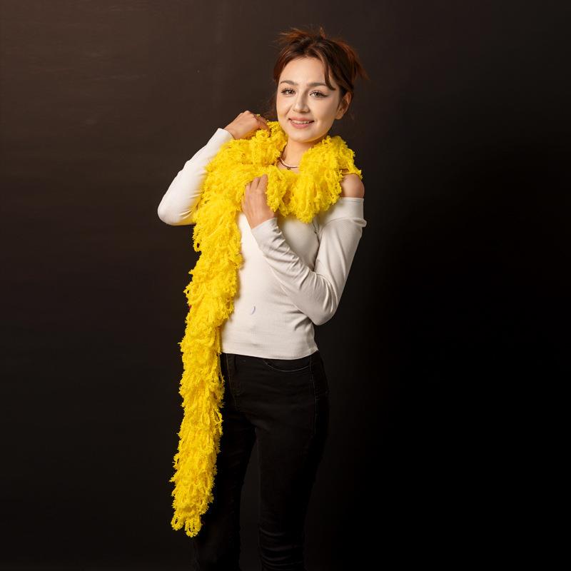 加厚加粗各色仿真羽毛人造羽毛条火片彩条拉花节日演出装饰品配件
