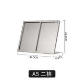 a4牌价格表菜单桌面展示咖啡台不锈钢奶菜单架茶店酒水广告牌台卡