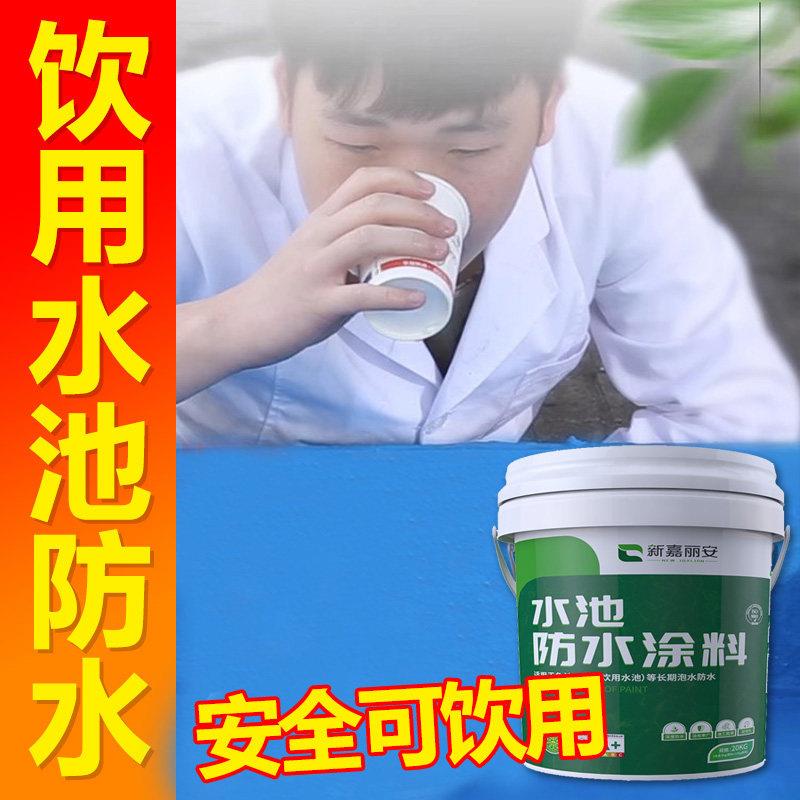 饮用水池专用防水涂料水窖蓄水池裂缝漏水修补胶鱼池防水补漏材料