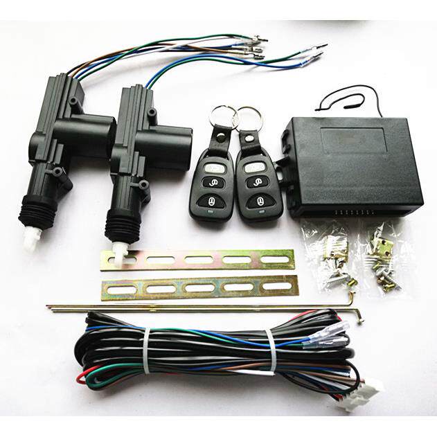 12V货车汽车两门遥控中控锁4001中控锁遥控锁，纯铜电机 套管线