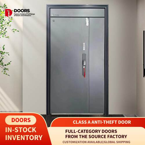 JY003元梦之星Z子母十公分超甲级门入户防盗门现货防盗入户隔音门