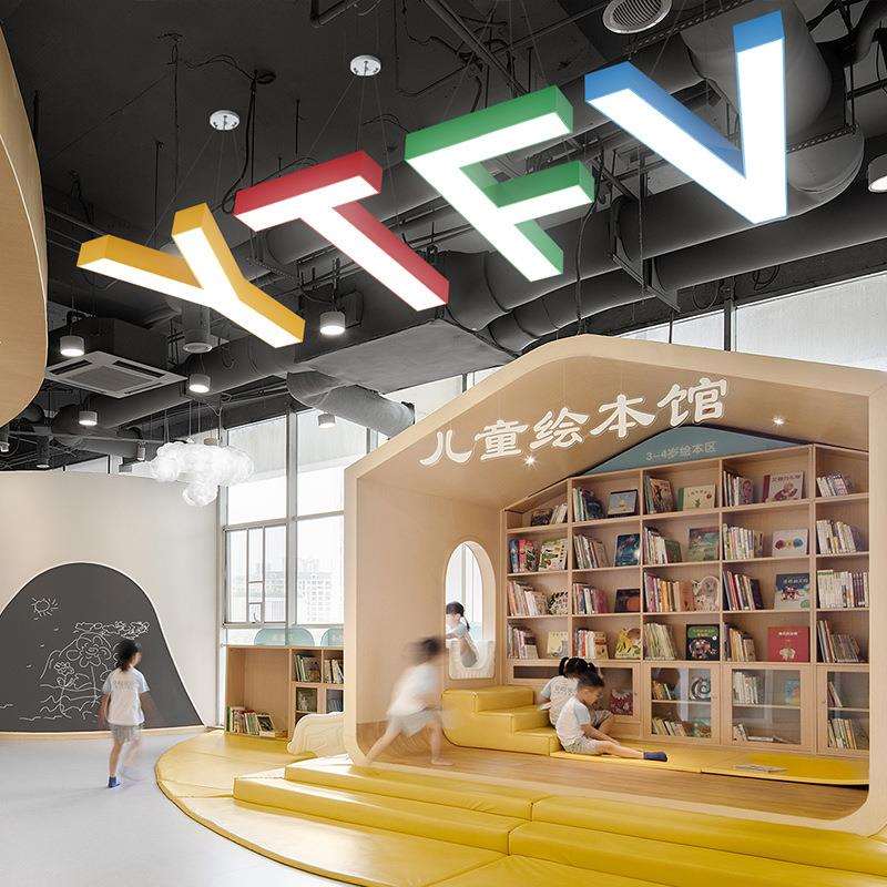 字母灯数字店铺名造型灯办公室健身房舞蹈室服装店异形logo吊灯