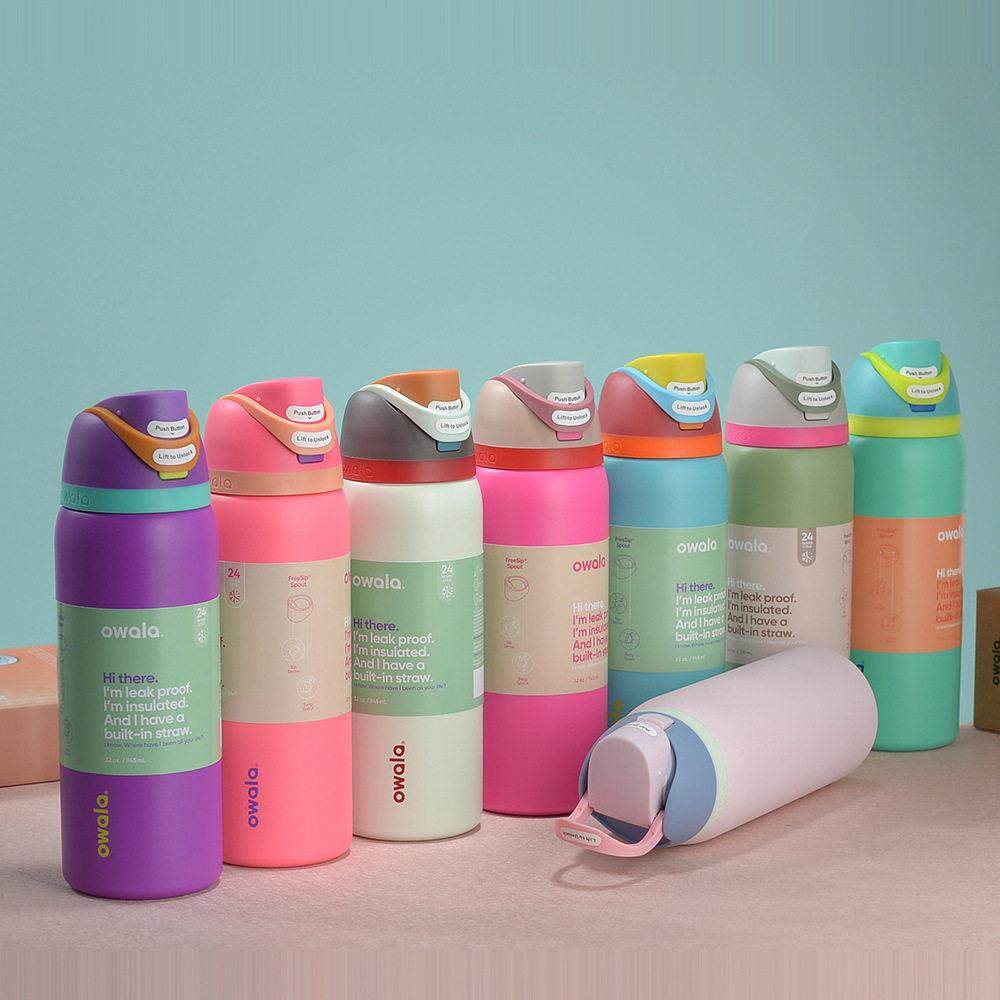 跨境 Owala校园户外手提杯304不锈钢真空双饮保温杯、冷热咖啡杯,餐饮具,保冷/保温杯,淘宝优惠券,粉丝福利购,淘宝优惠卷