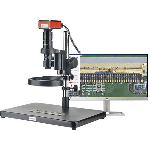 7X-49X连续变倍电子显微镜大视野220mm高工作距离高清2K相机