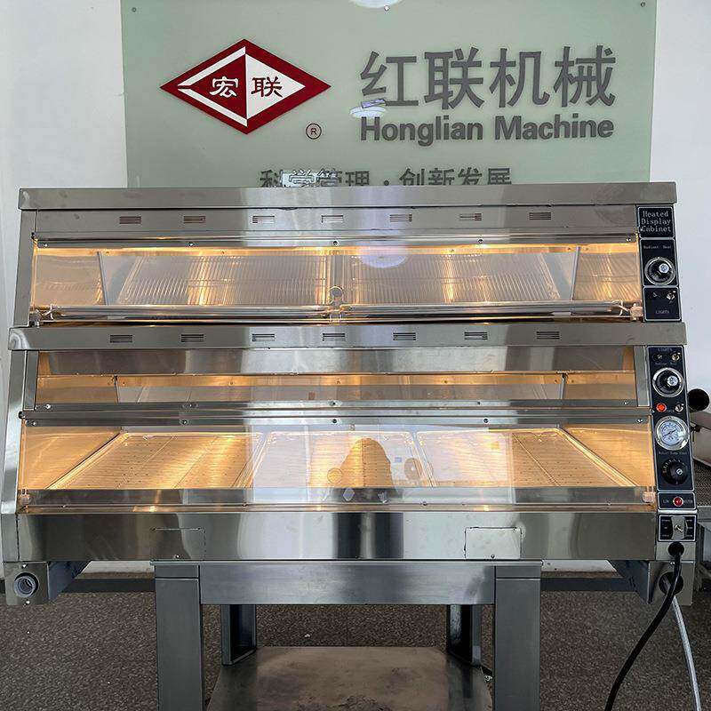 商用保温柜陈列展示柜蛋挞汉堡炸鸡薯条加热台式保温箱带自动进水