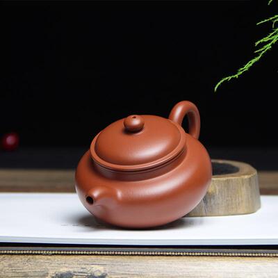 宜兴正宗紫砂壶仿古壶纯手工原矿朱泥小容量家用功夫泡茶壶 170ml