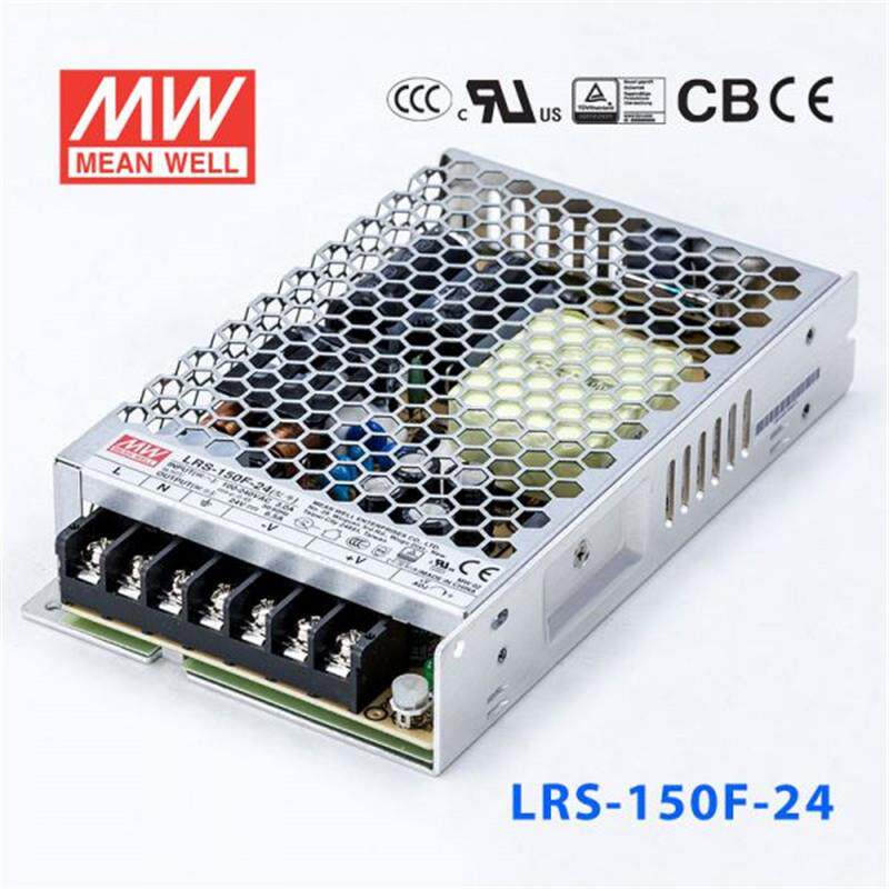 LRS明纬150F直流12/24/36/48V稳压可调PFC开关电源变压器220V转DC