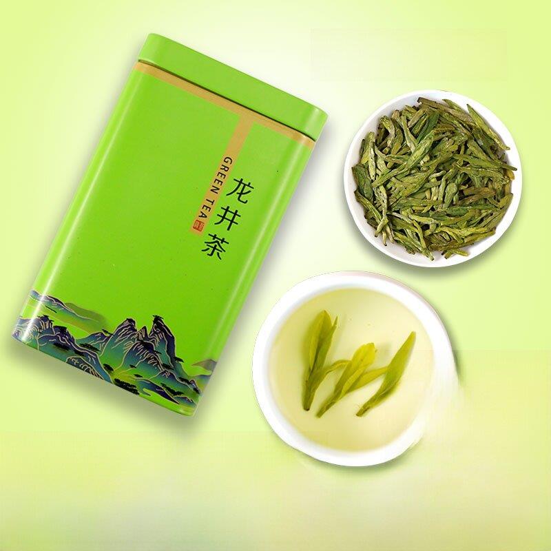 2025新茶龙井茶正宗明前一级青豆香型高山西湖绿茶茶农直销