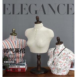 服装内衣模特大码文胸罩展示上半身项链丝巾拍摄饰品假人架子橱窗