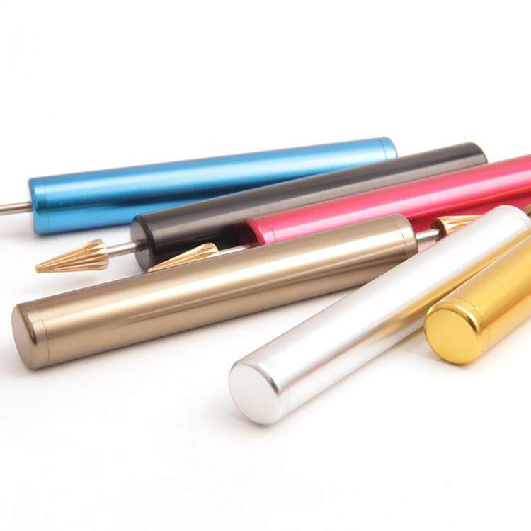 DIY皮革工具边油笔封边工具纯铜边油盒边油棒打磨条上胶棒