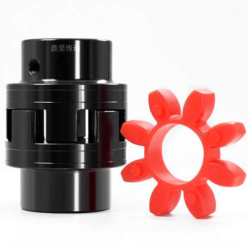 45号钢星型梅花联轴器伺服电机数控车床弹性XL梅花夹紧星形联轴器