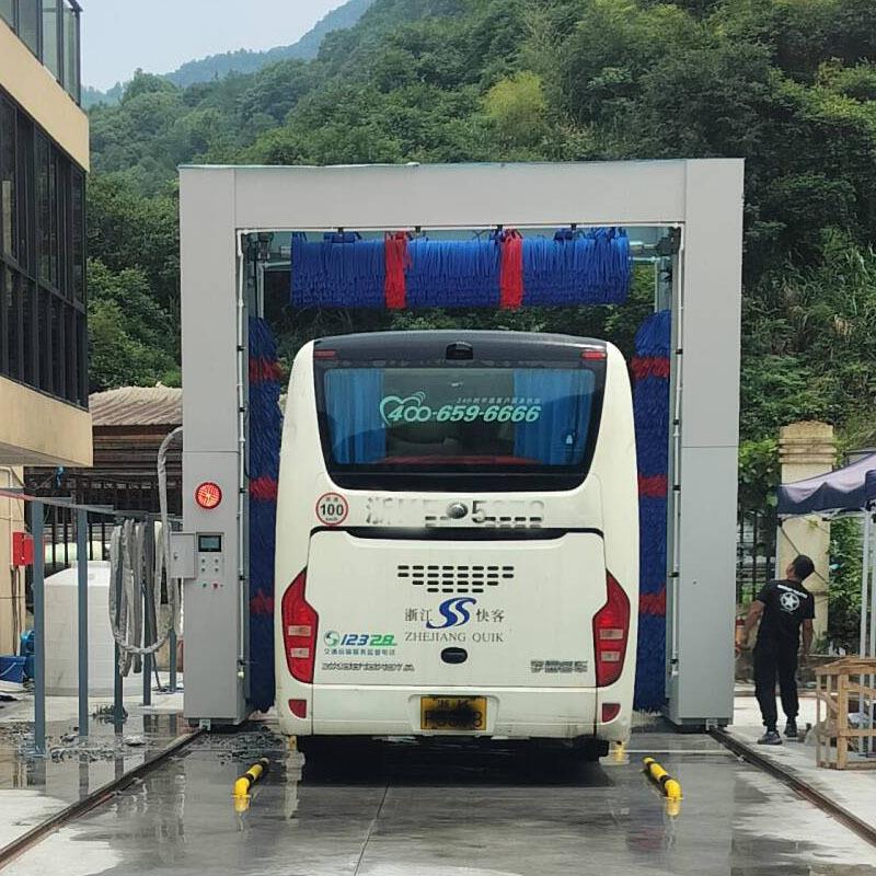 巴士洗车机大巴清洗设备公交车自动洗车3刷全自动洗车机