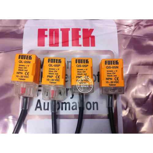 FOTEK阳明接近开关QL-05N/QS-05N/05P三线NPN常开10-30VDC检测5mm
