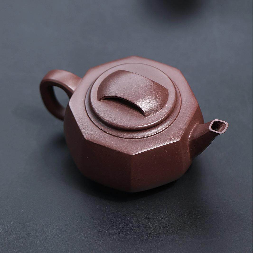 宜兴名家半手工茶壶 八方牛盖原矿降坡泥茶壶家用功夫泡茶器厂家
