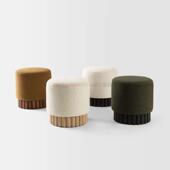 化妆凳 皮革艺术圆凳 意大利 纳维亚简单梳妆凳 采购产品斯堪