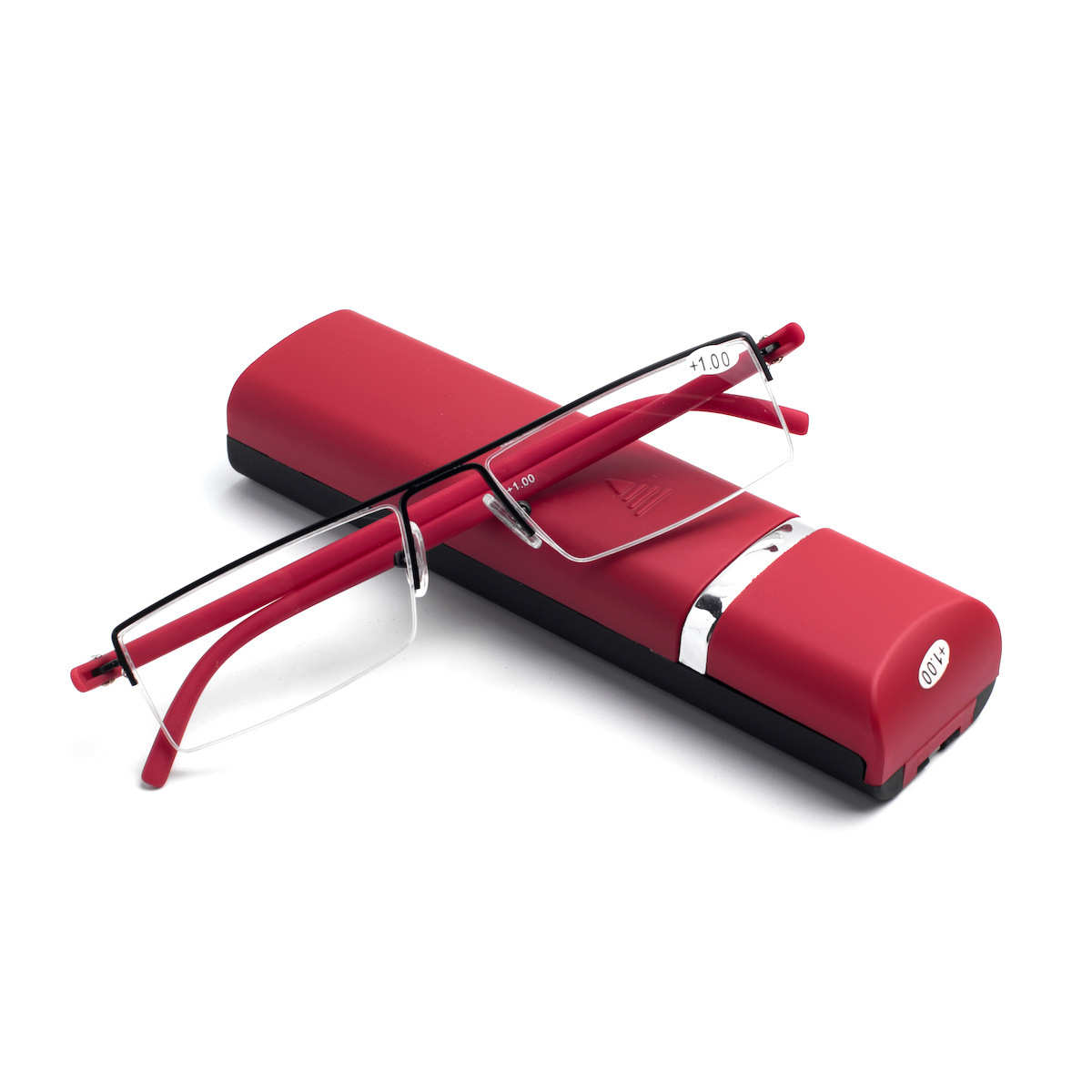 TR90塑胶钛半框老花镜男女通用合金架高清老光镜现货一件代发