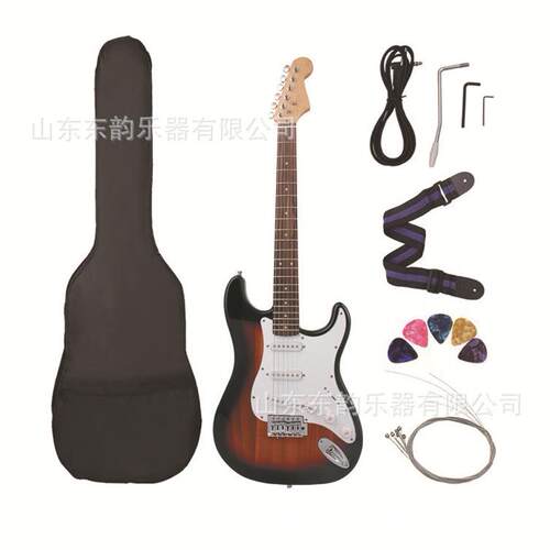 跨境热卖；厂家电吉他 ST经典款 22品电吉他 电吉他套装