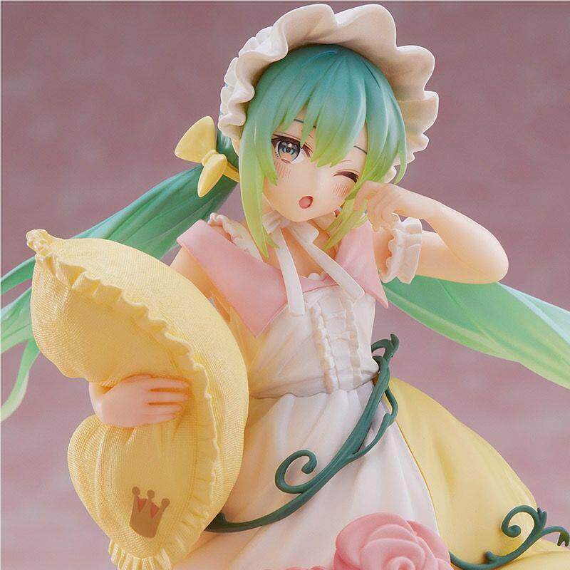 美初音未手办童话仙境睡人长发来公主品桌面景机UNU箱车载摆件礼