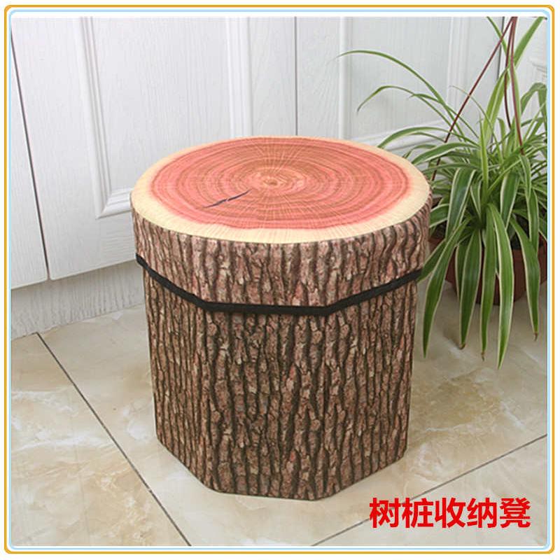 美家收纳凳子储物凳 可折叠整理收纳箱 学生宿舍收纳盒儿童小凳子